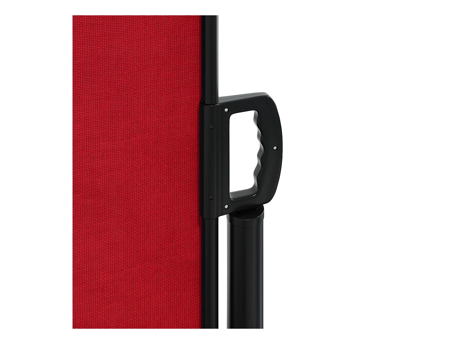 Auvent latéral rétractable rouge 180x1000 cm