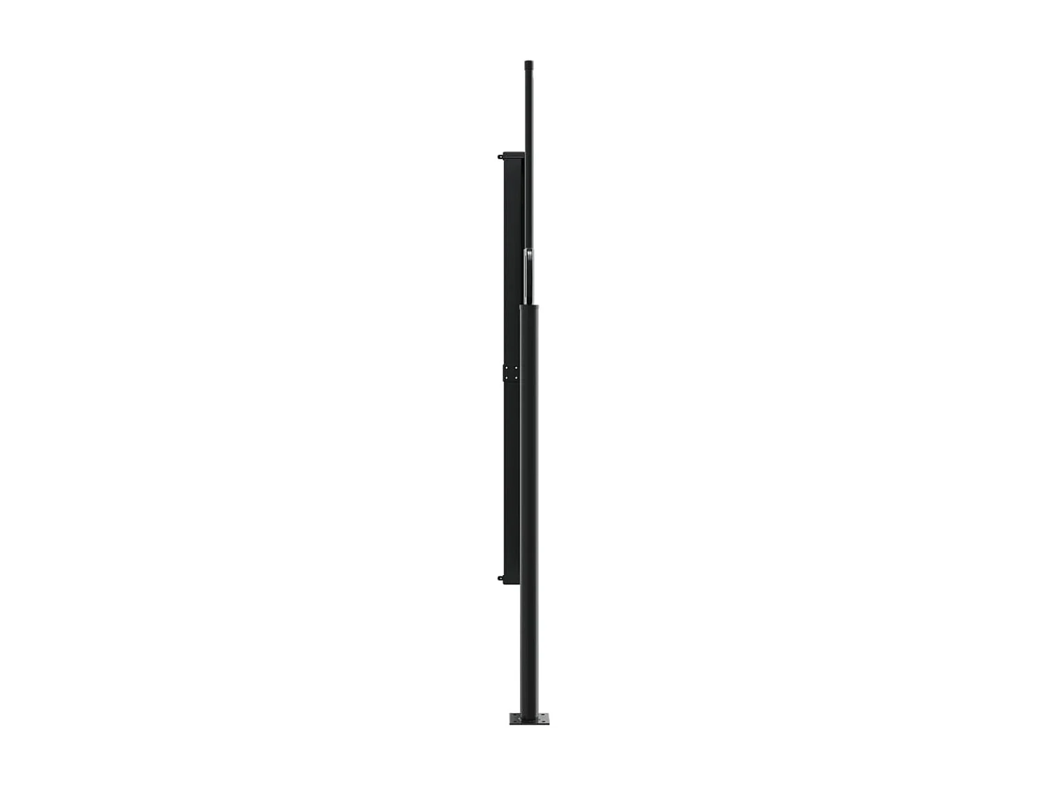 Auvent latéral rétractable crème 180x500 cm