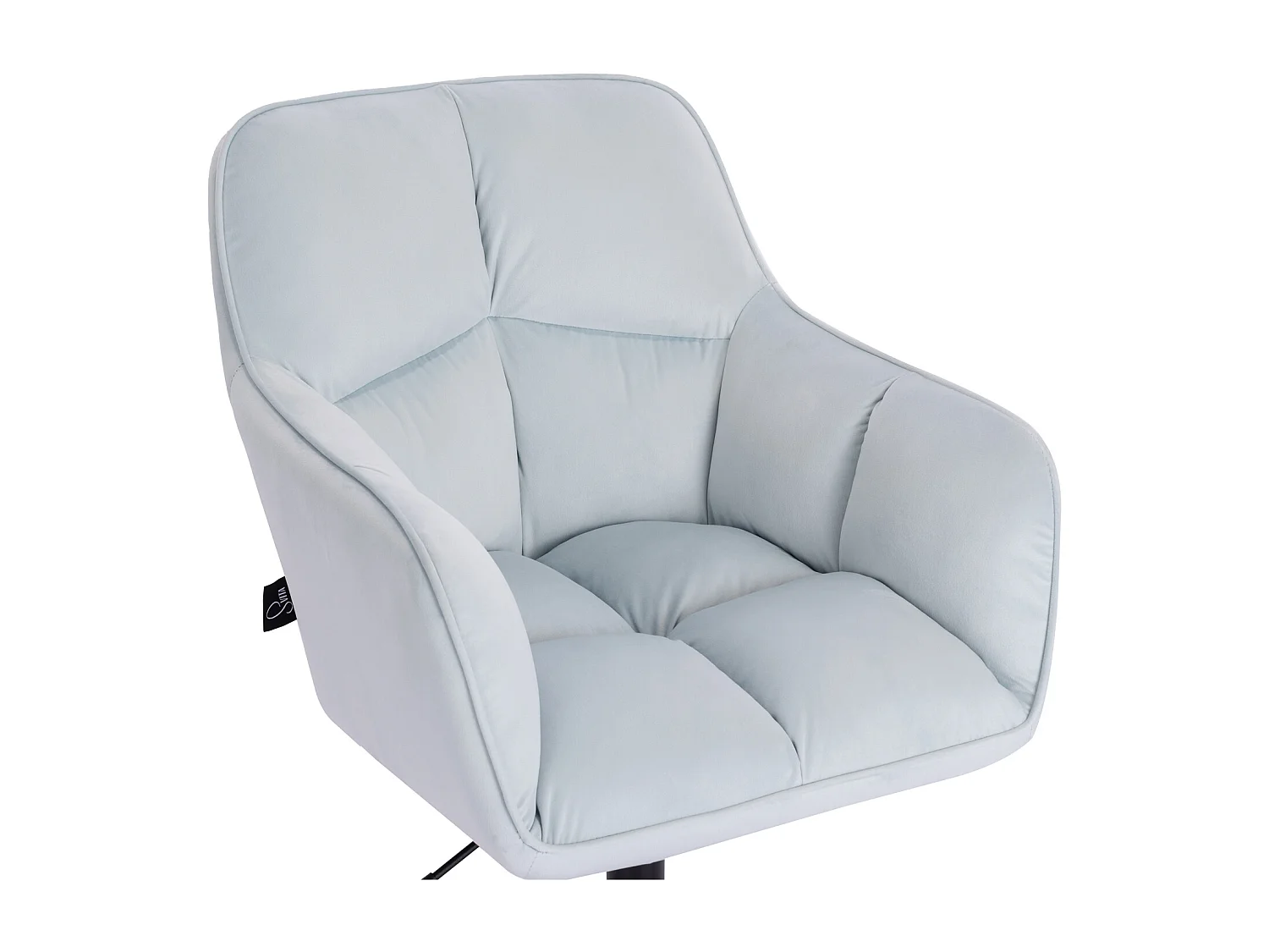 Chaise de bureau avec accoudoirs réglable en hauteur