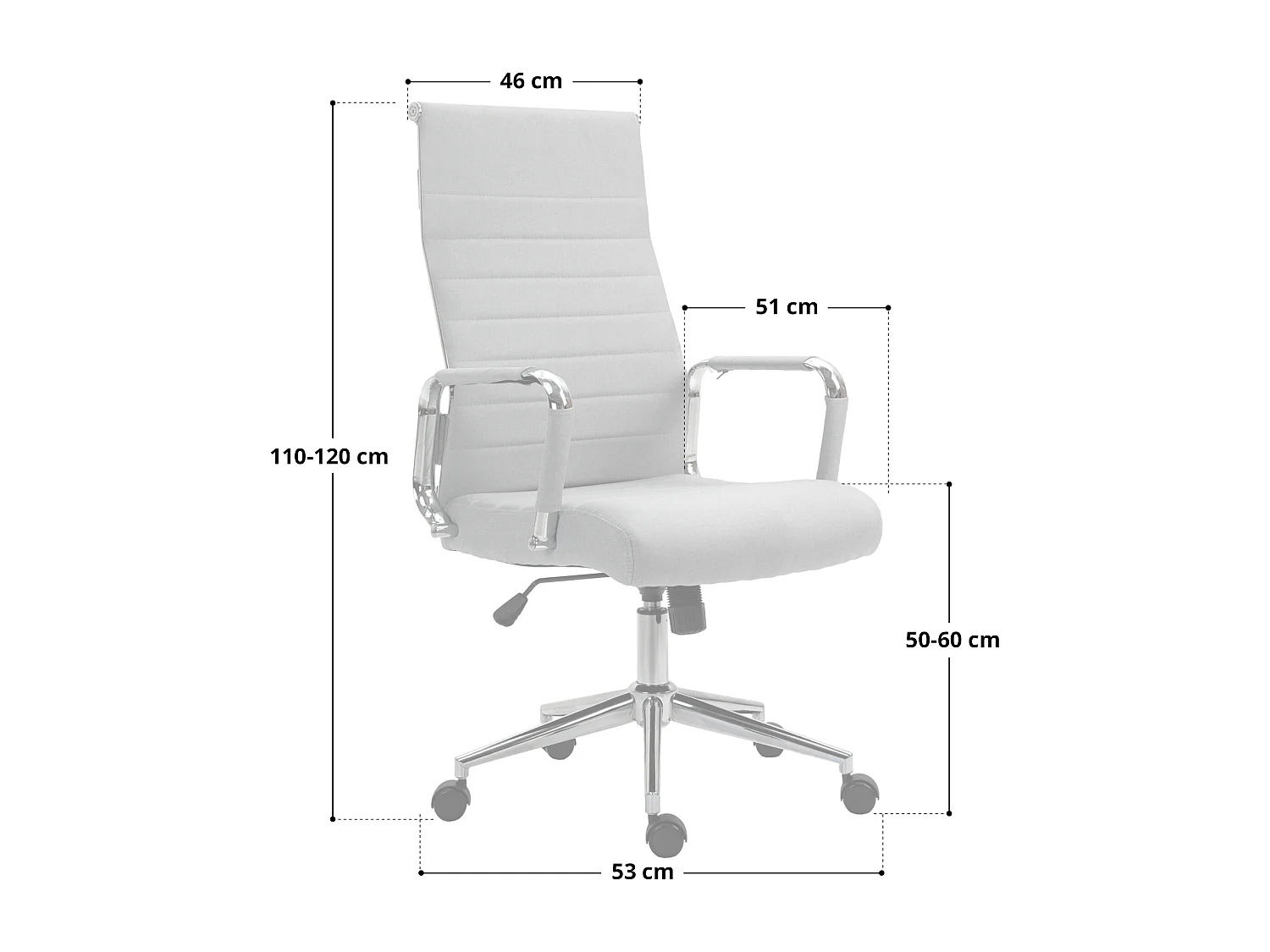 Chaise de bureau tissu Office Comfort