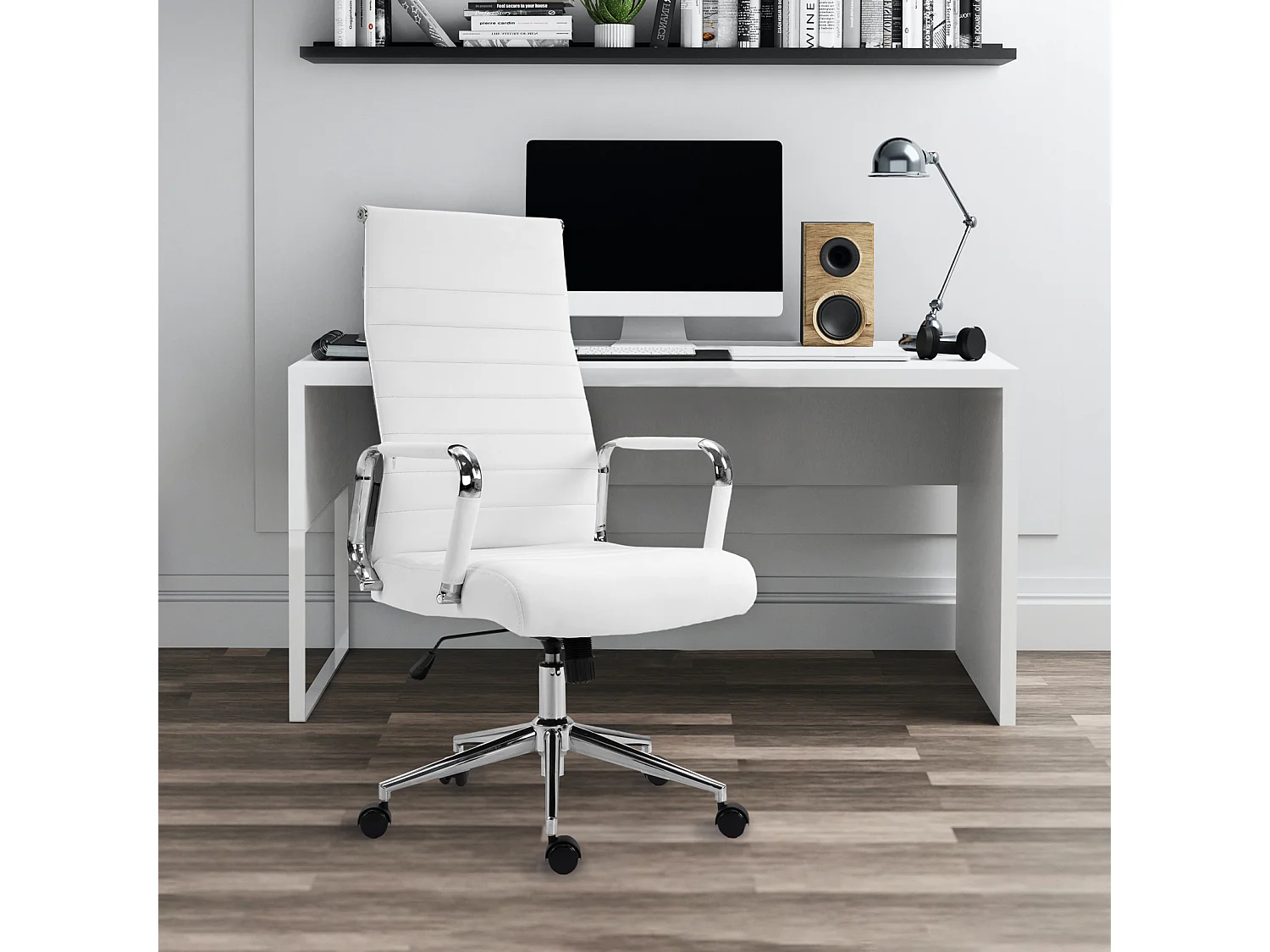 Chaise de bureau en similicuir