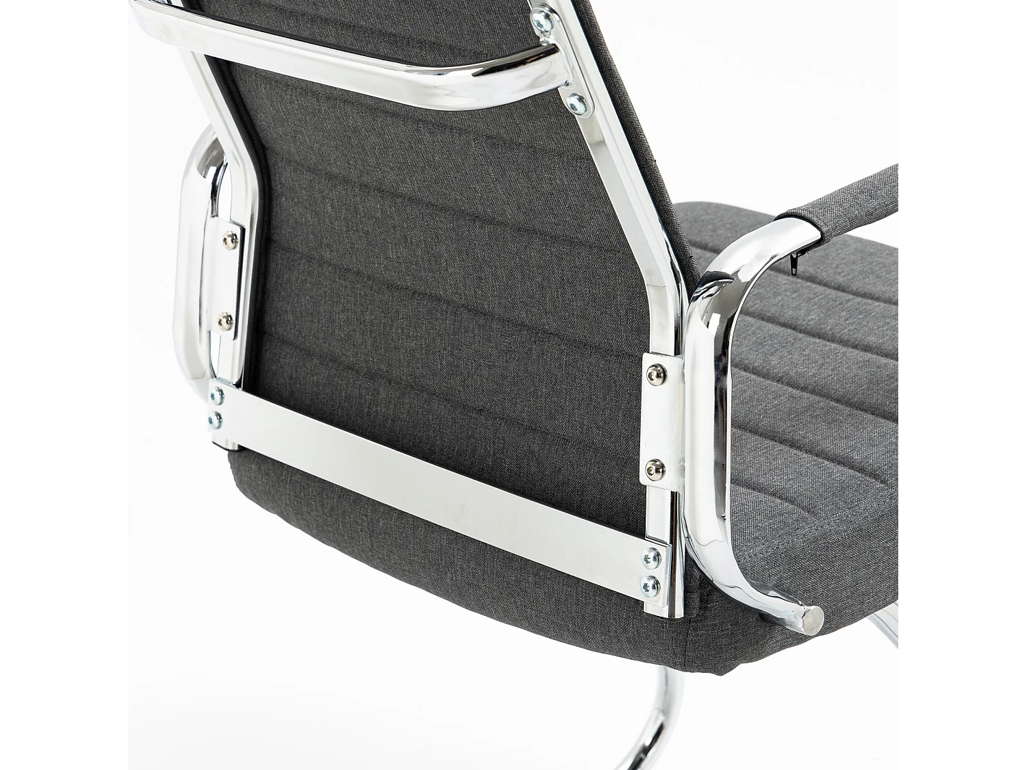 Lot de 2 chaises visiteurs tissu