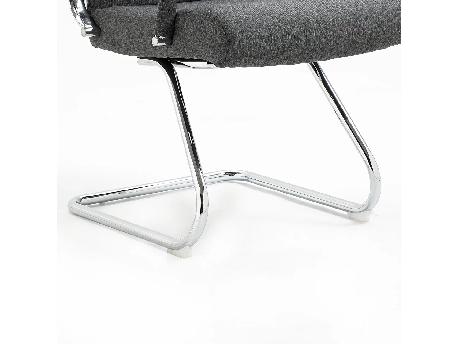 Lot de 2 chaises visiteurs tissu