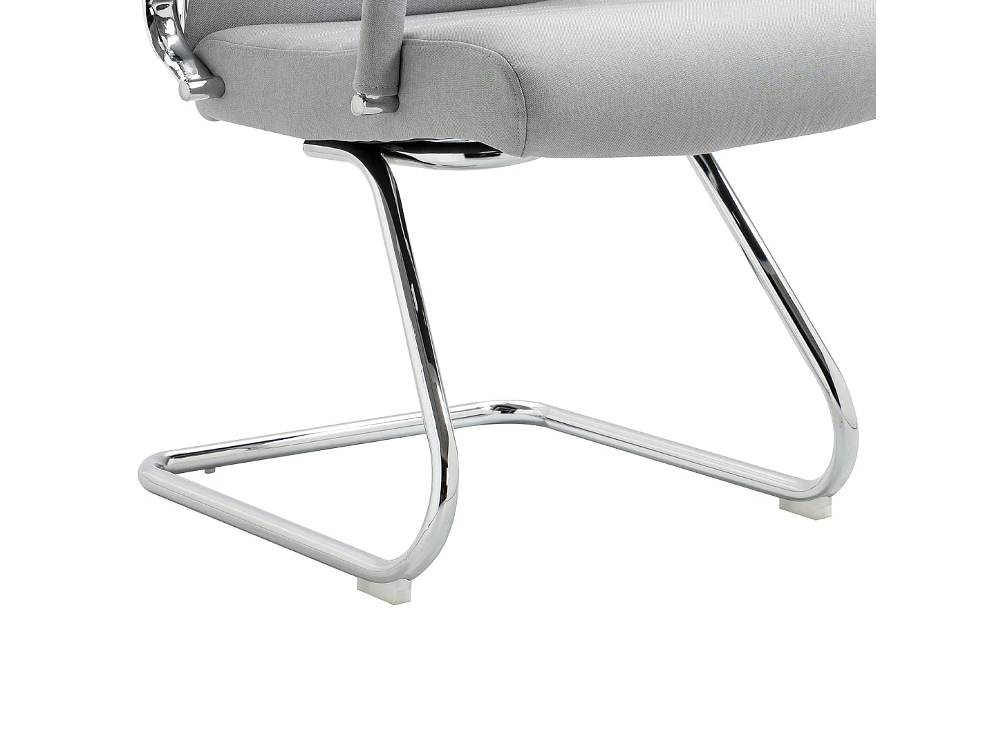 Lot de 2 chaises visiteurs en similicuir