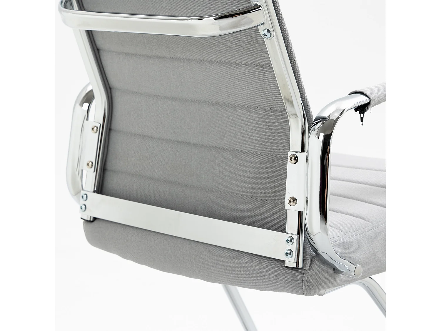 Lot de 2 chaises visiteurs en similicuir