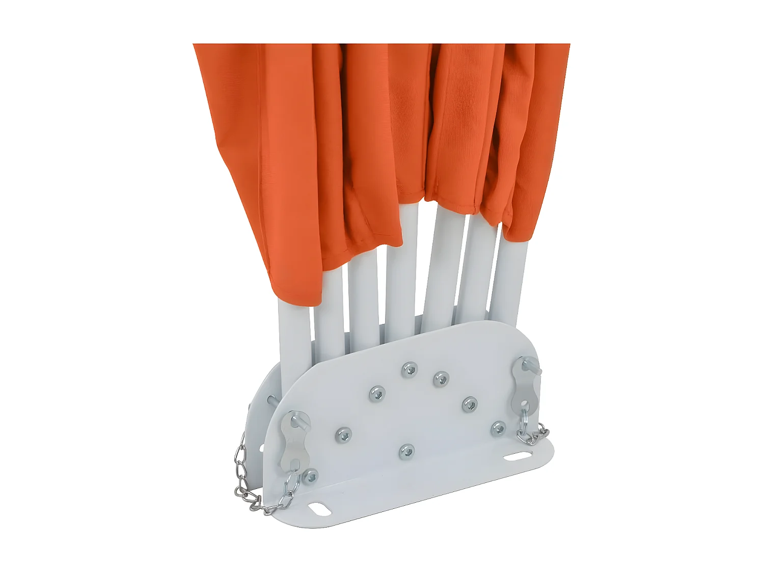 Toldo lateral plegable terraza color terracota 160 cm