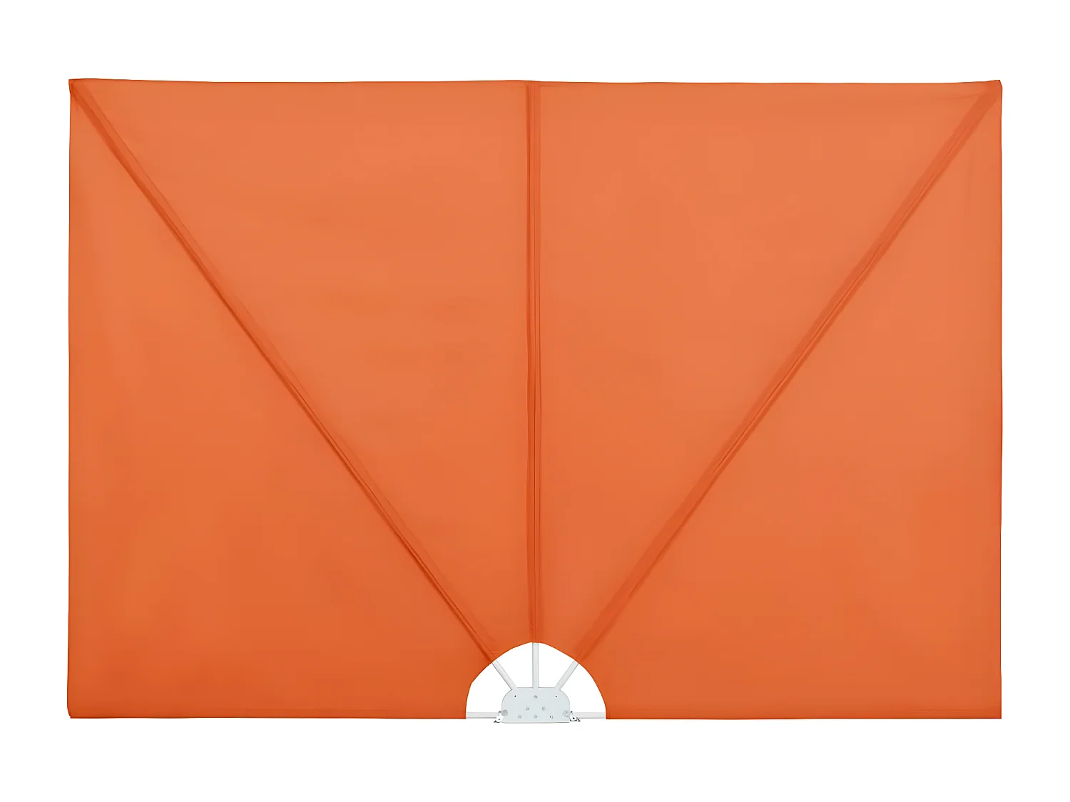 Auvent latéral pliable de terrasse Terre cuite 240 x 160 cm