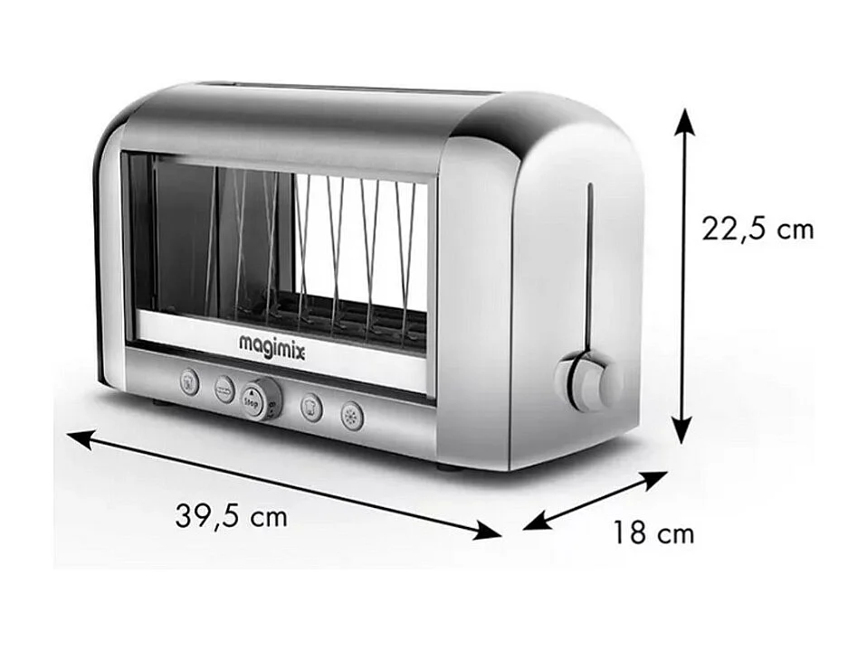 Magimix Grille-pains 1 fentes 1450w noir - 11541