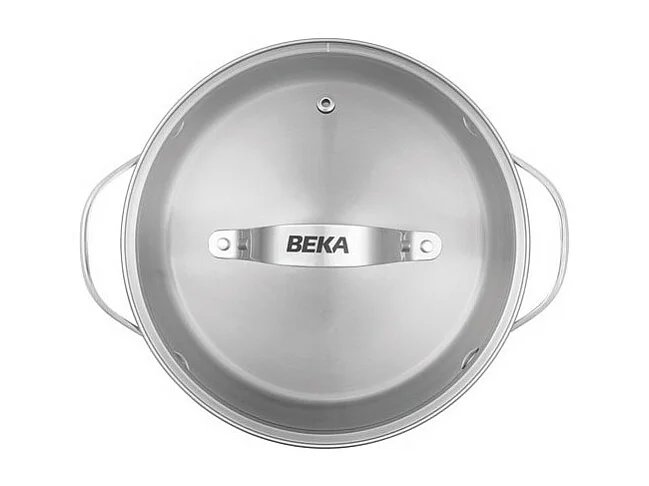 Faitout Cicla avec couvercle en verre 20 cm en acier inoxydable recyclé