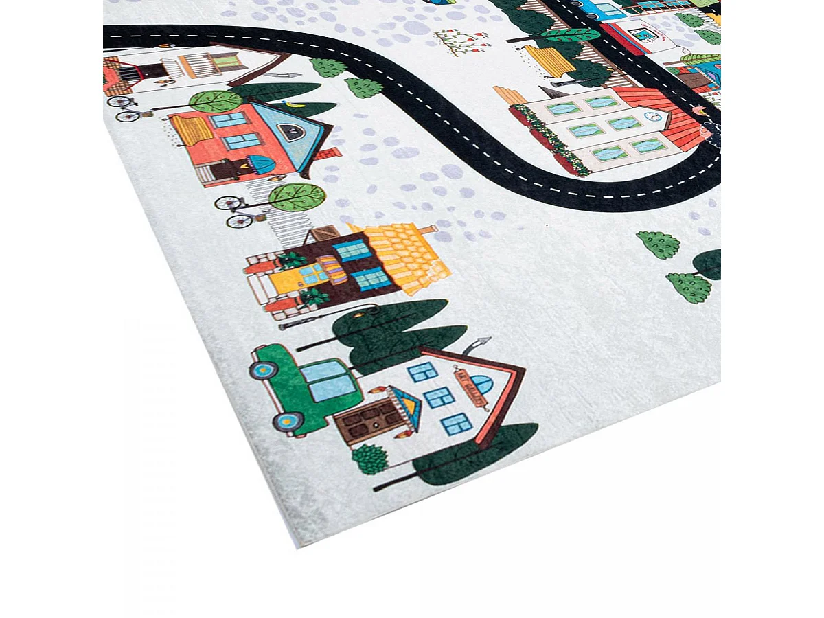 Tapis enfant 120x160 Lavable 30° IMPNUM 21 multicolore