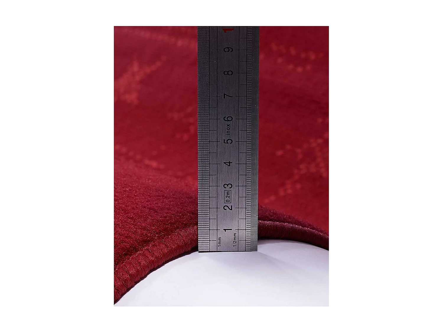 Tapis enfant 200x290 rectangle tissé rouge LYN1 1ST START