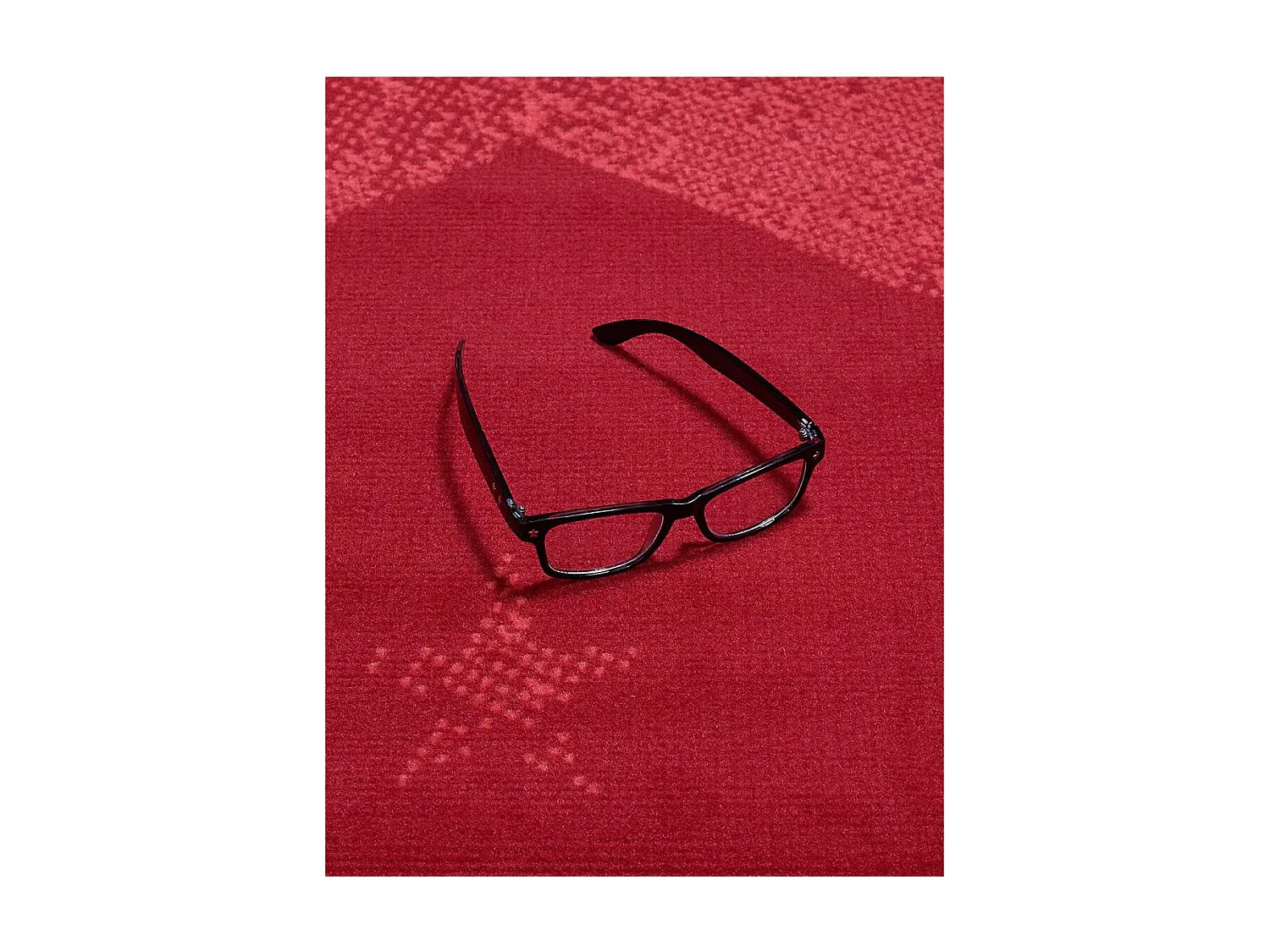 Tappeto per bambini 200x290 rettangolo intrecciato rosso AF1 1ST START