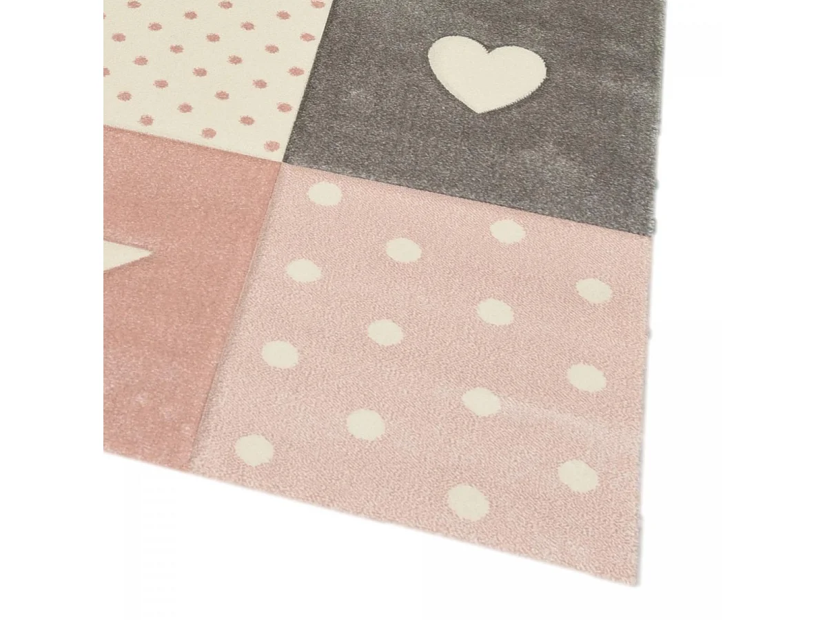 Tapis enfant 200x290 rectangle tissé crème MINIKIDS