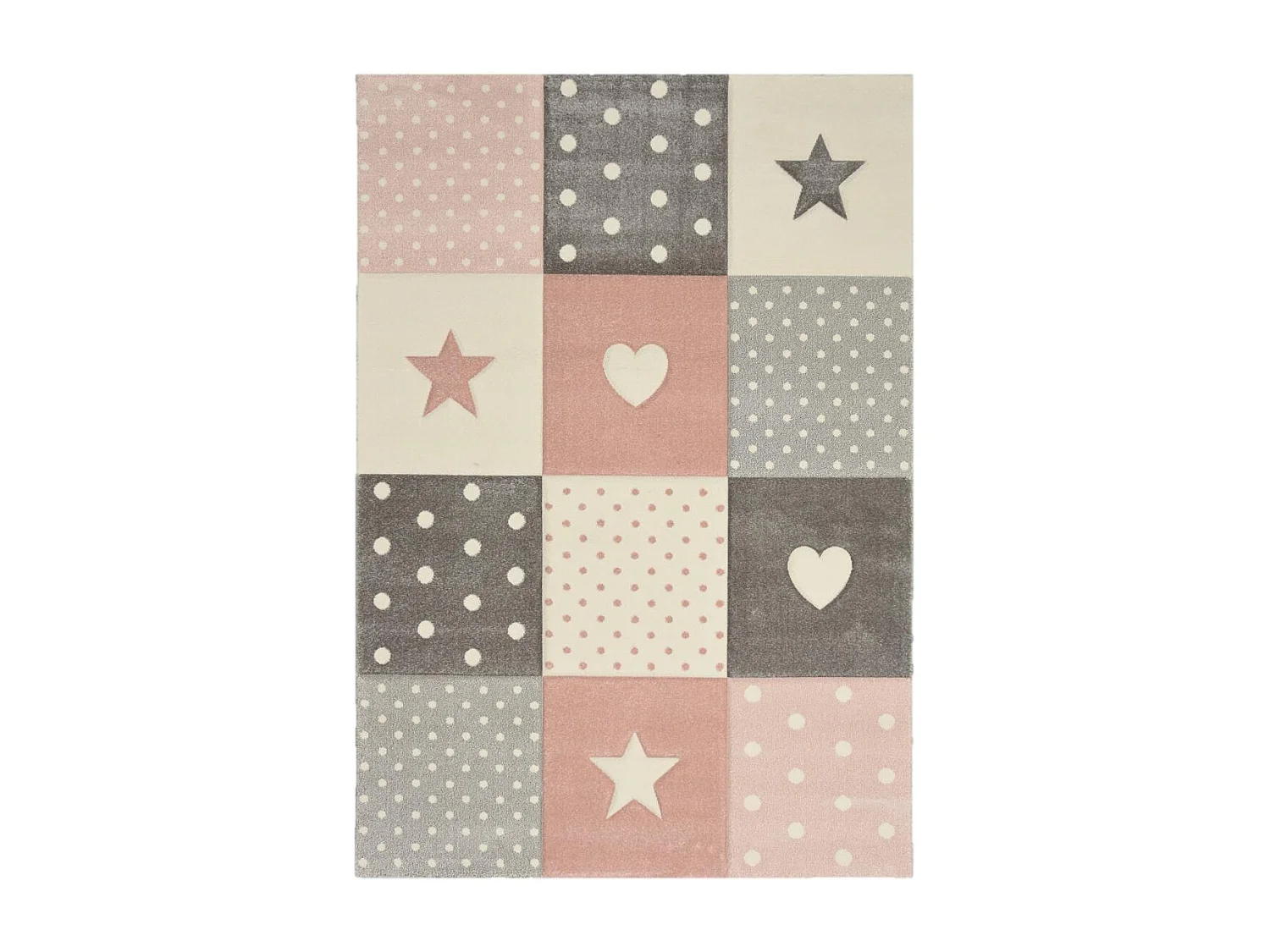 Tappeto per bambini 200x290 rettangolo tessuto crema MINIKIDS