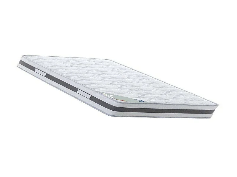 Matelas Mémoire de Forme 60 Kg/m3 140x190 cm Très Ferme 7 Zones de Confort 100% Polyester