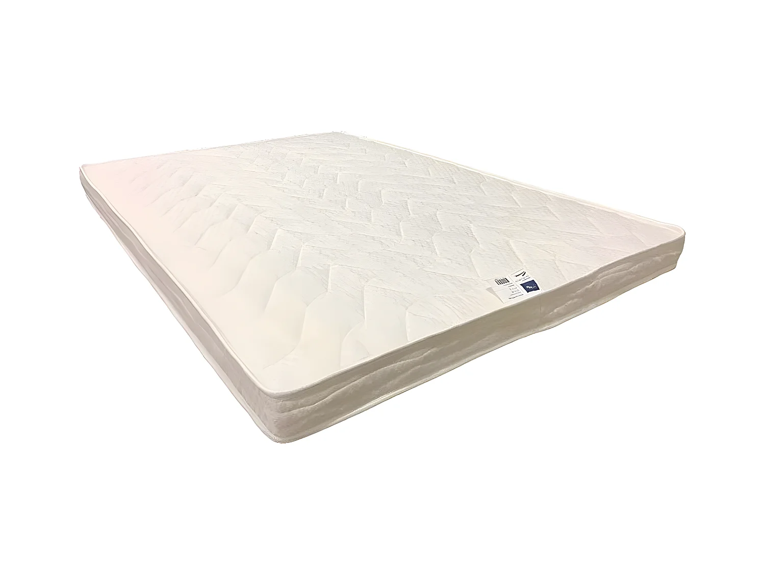Matelas Souple Lattex 100x200x15 cm Canapé Lit 7 Zones de Confort 100% Polyester 100% Polyuréthane