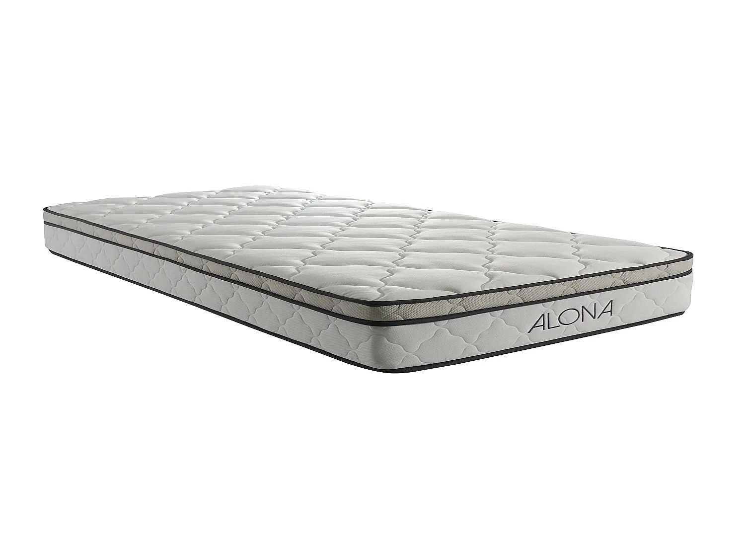 Matelas Alona Ressorts et Mémoire de Forme 140x200 25,5 cm Accueil Moelleux Soutien Ferme 5 Zones