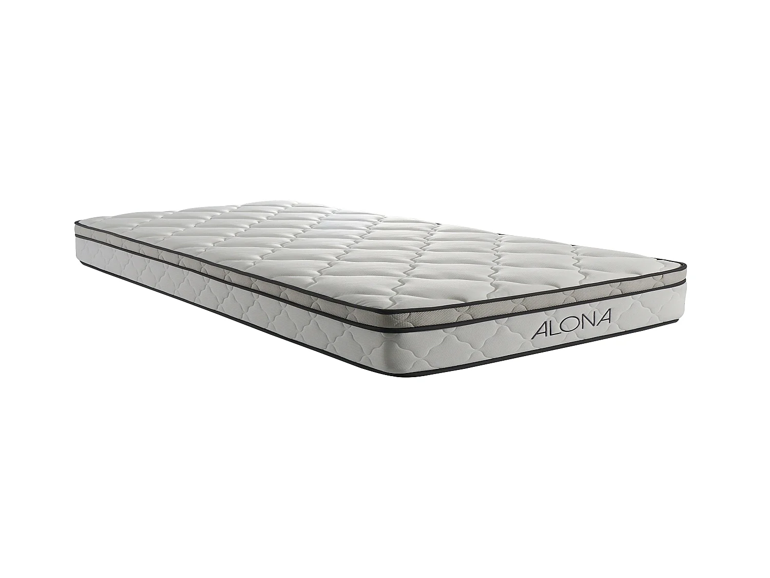 Matelas Alona Ressorts et Mémoire de Forme 140x200 25,5 cm Accueil Moelleux Soutien Ferme 5 Zones