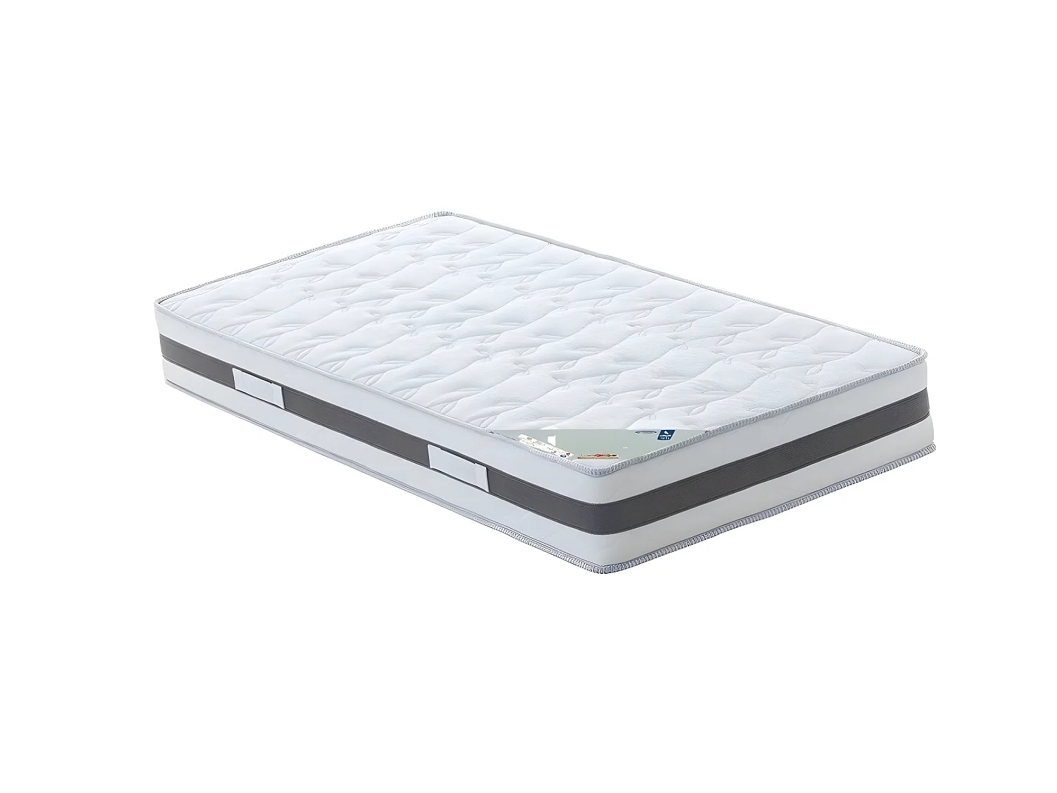 Matelas Mémoire de Forme 60 Kg/m3 90x190x23 cm Très Ferme  Confort 100% Polyuréthane Respirant