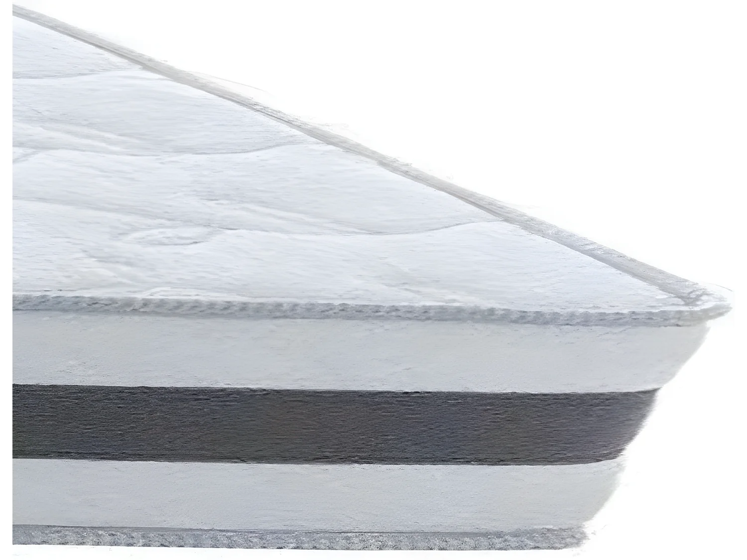Matelas mémoire de forme 60 kg/m3 140x200x23 cm très ferme 7 zones de confort respirant