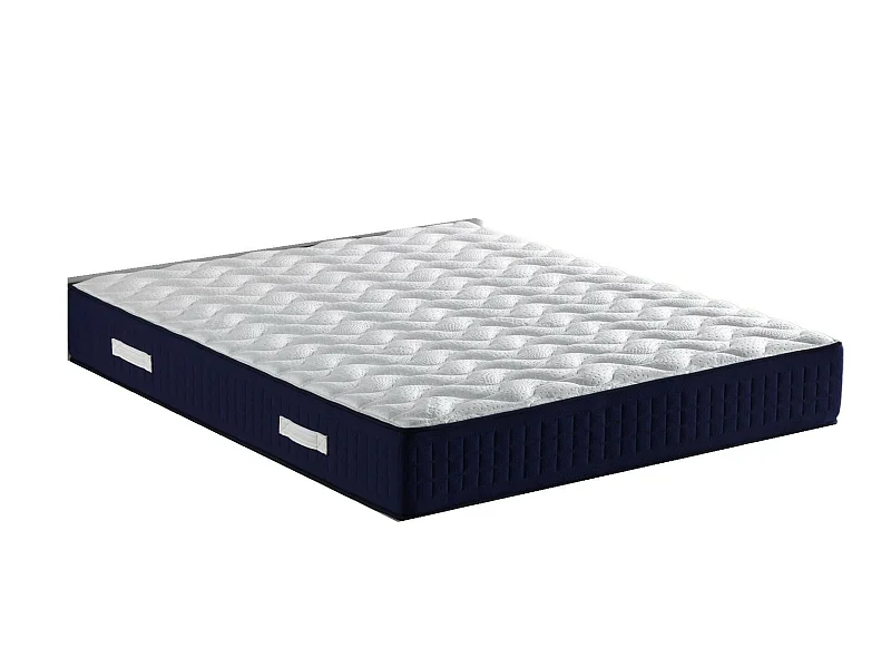 Matelas Benjamin Ressorts Ensachés 90x200 31 cm 4 cm Mémoire de Forme 80 Kg/m3 7 Zones de Confort