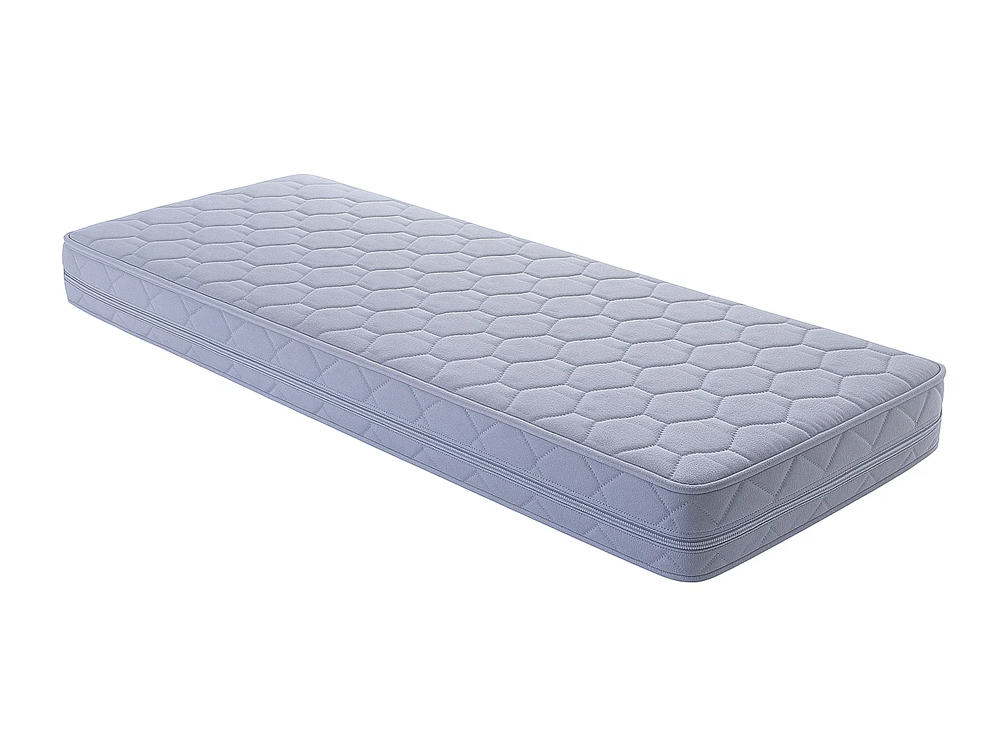 Lot de 2 Matelas Mousse Clarisse 90x200 Épaisseur 19 cm Une Face Ferme Une Face Souple