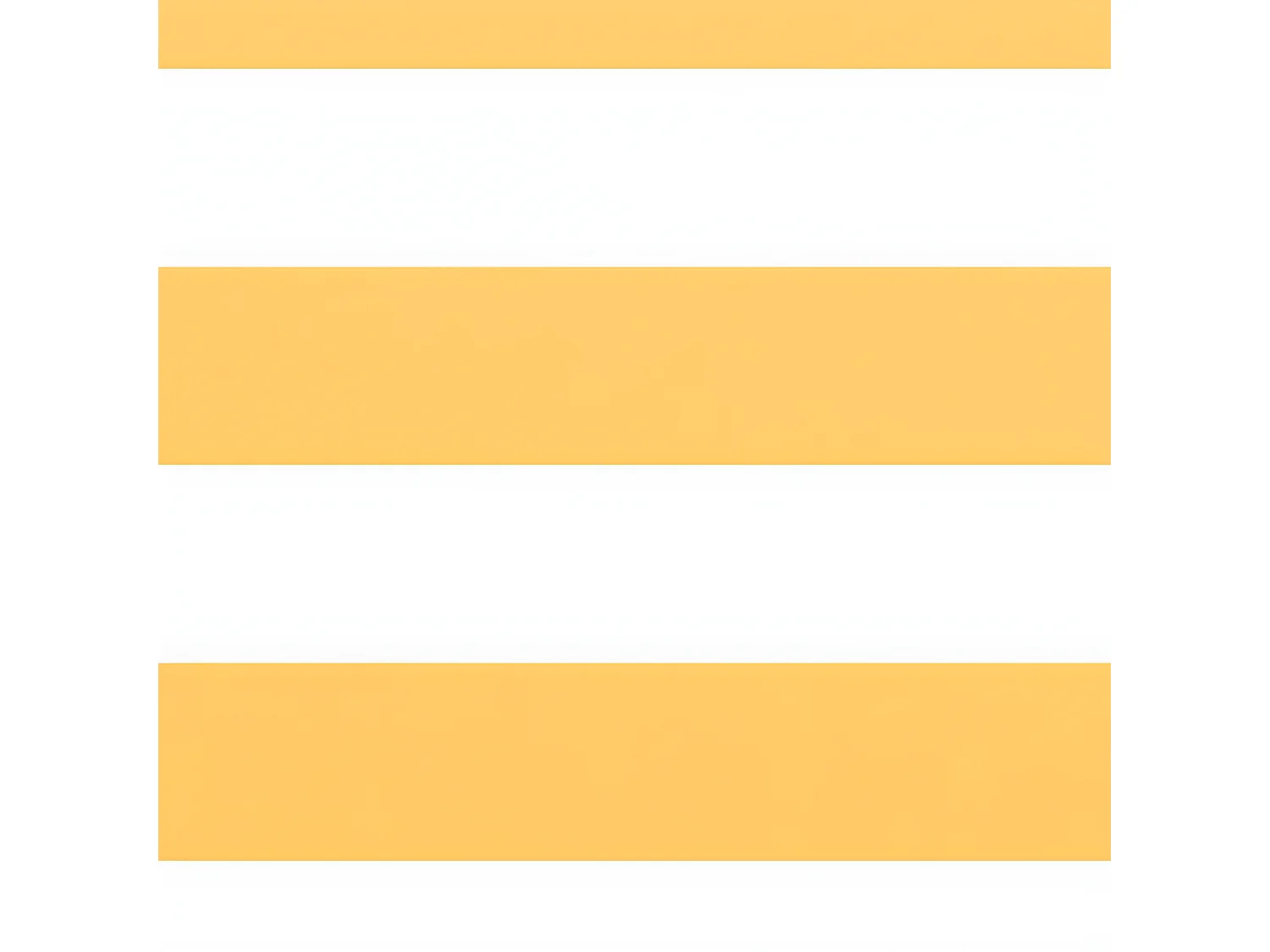 Écran de balcon Blanc et jaune 75x500 cm Tissu Oxford