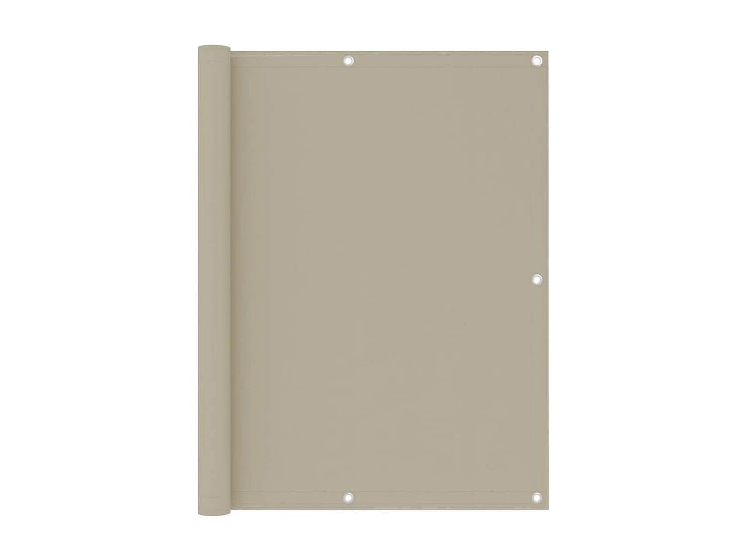 Écran de balcon Beige 120x500 cm Tissu Oxford