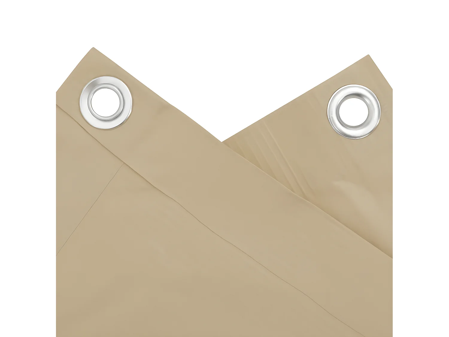 Écran de balcon Beige 120x500 cm Tissu Oxford