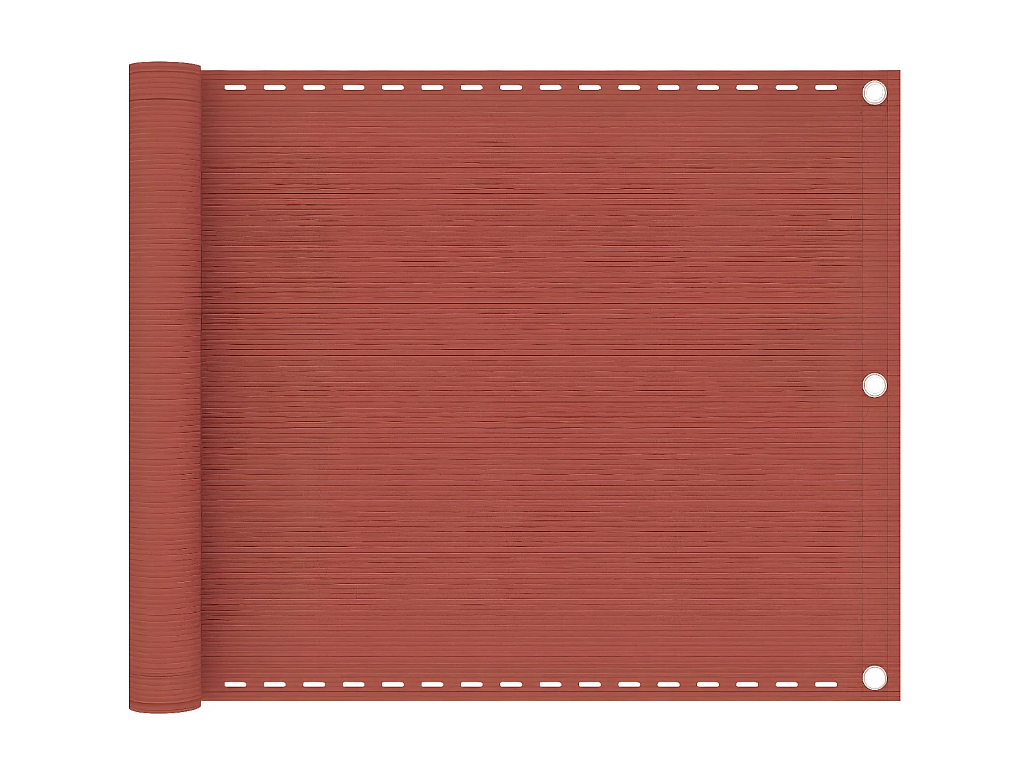 Écran de balcon Terre cuite 75x600 cm PEHD