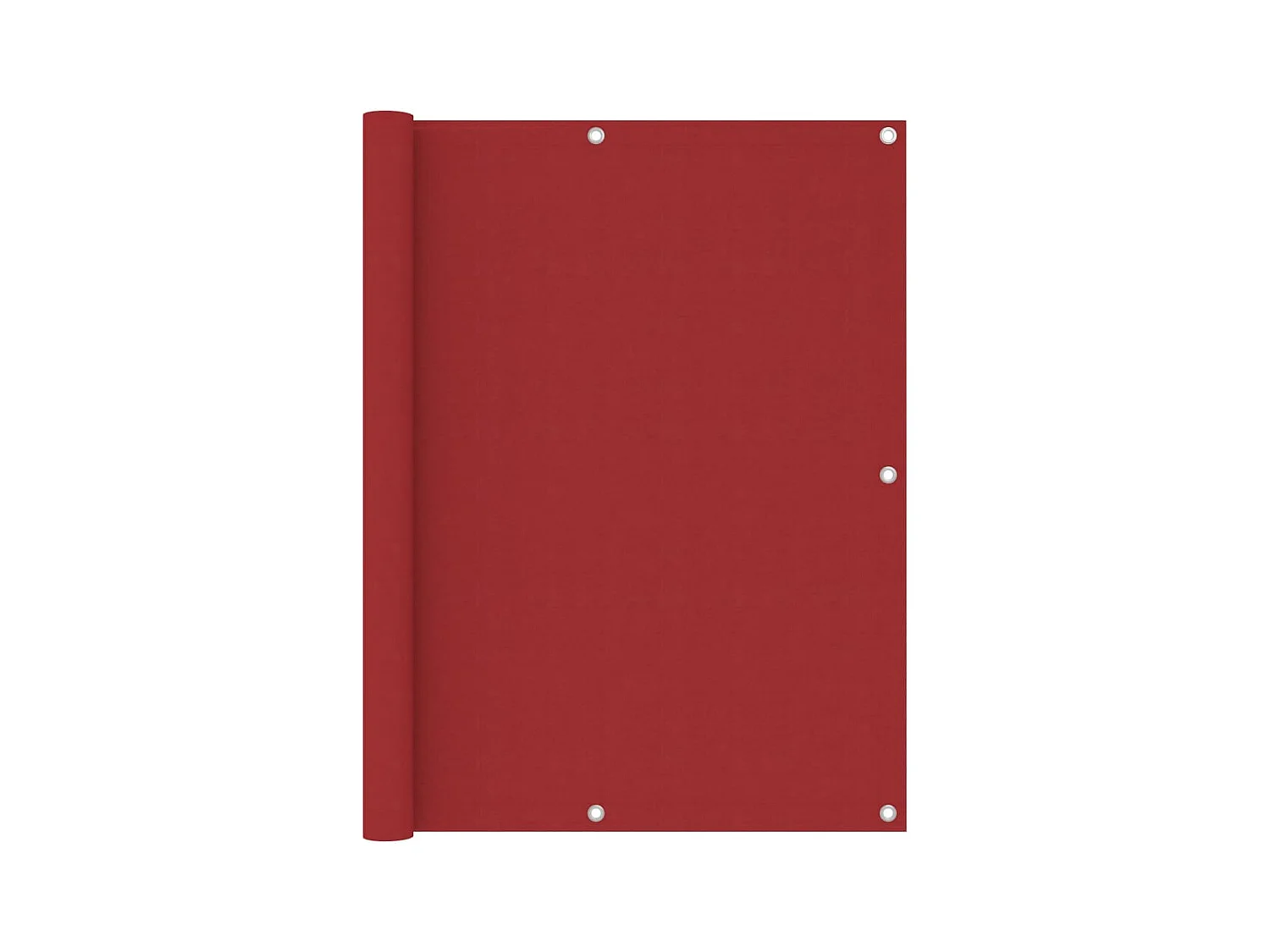 Écran de balcon Rouge 120x500 cm Tissu Oxford