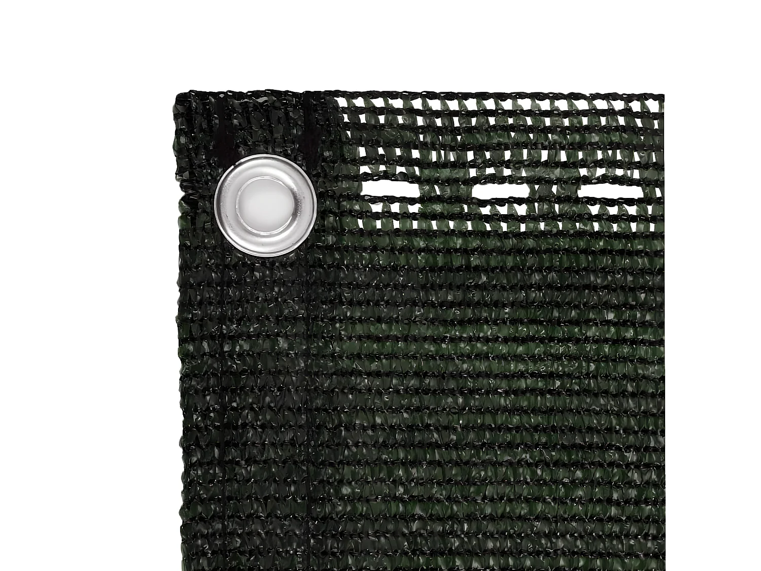 Écran de balcon Vert foncé 75x600 cm PEHD