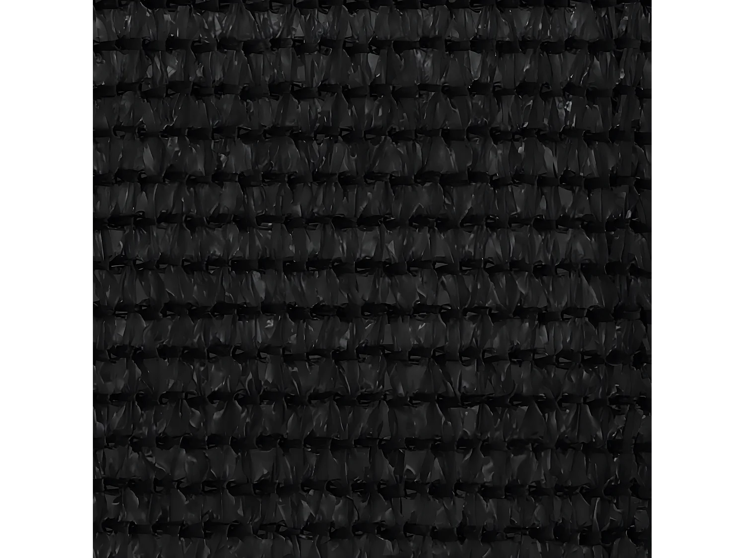 Écran de balcon Noir 120x500 cm PEHD