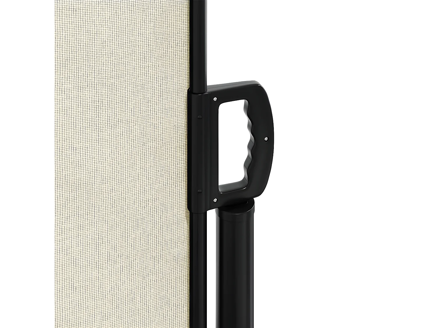 Auvent latéral rétractable crème 120x500 cm