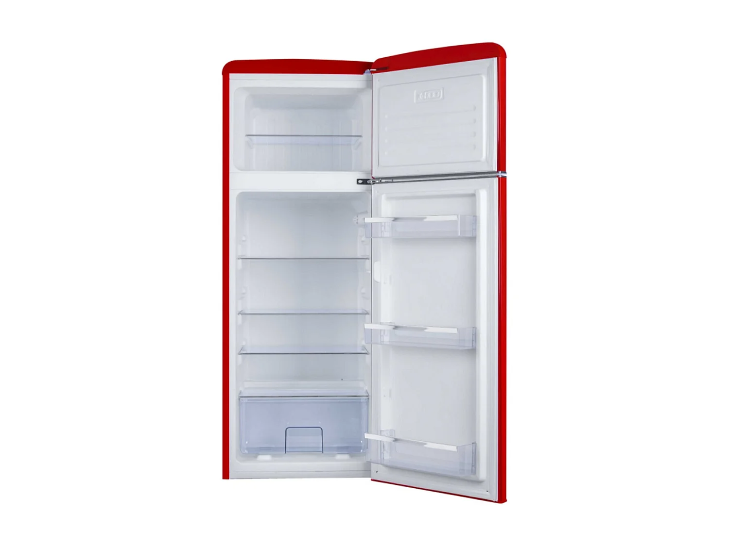 Amica Réfrigérateur combiné 55cm 246l statique rouge - AR7252R