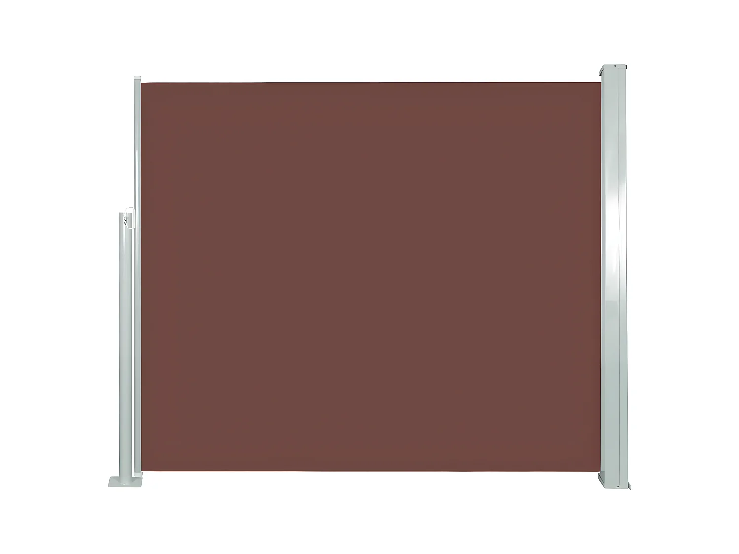Auvent latéral rétractable 120 x 300 cm Marron