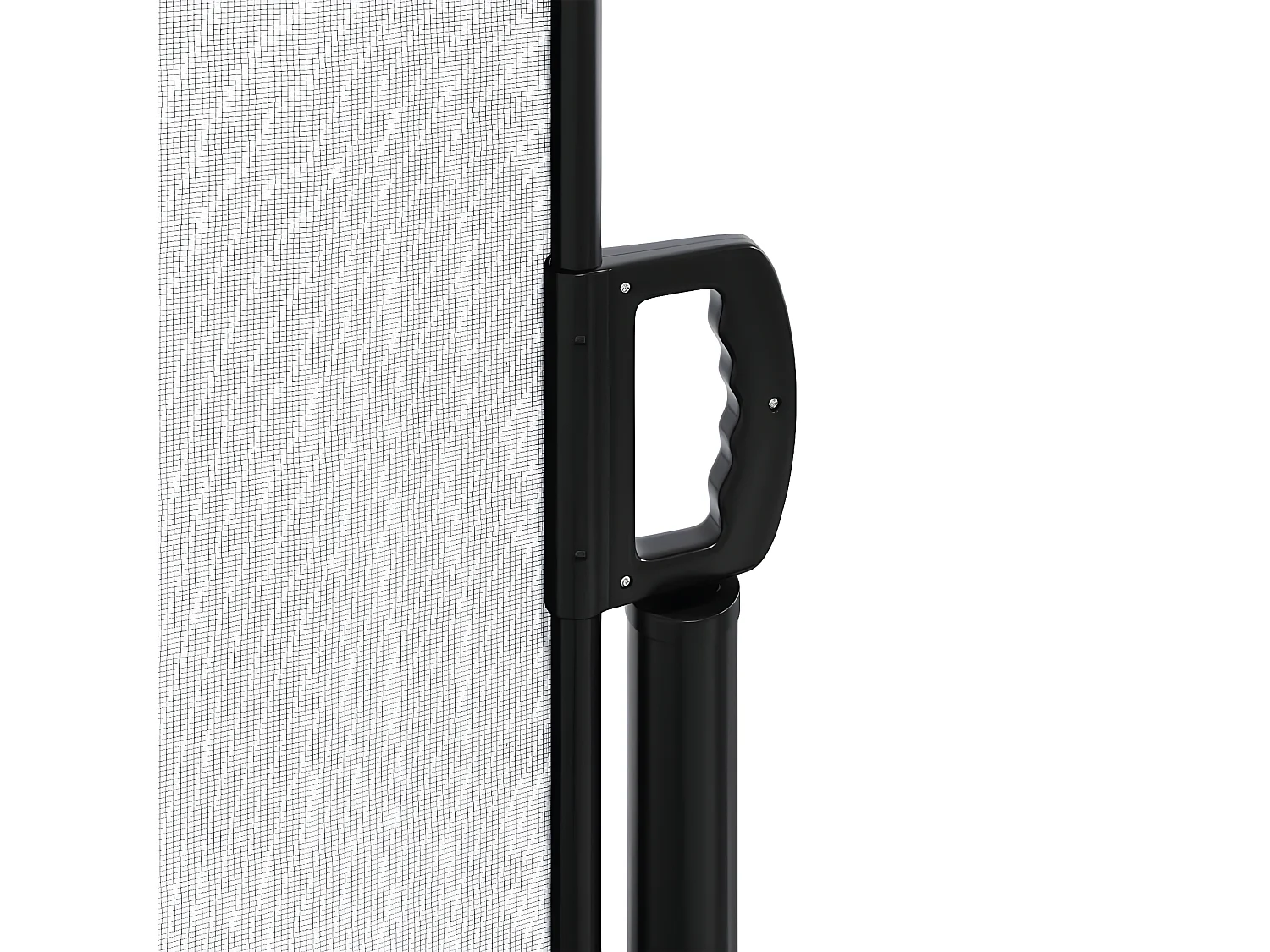 Toldo lateral retráctil blanco 200x500 cm