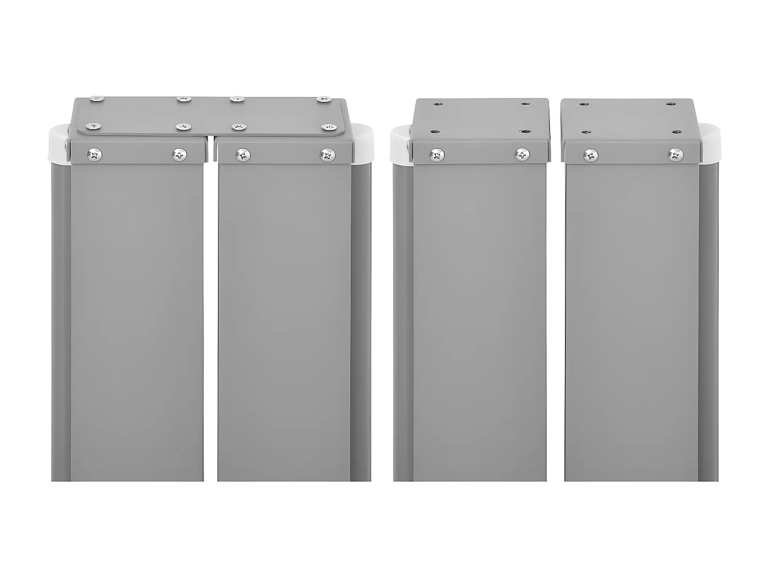 Toldo lateral retráctil color crema 160x600 cm