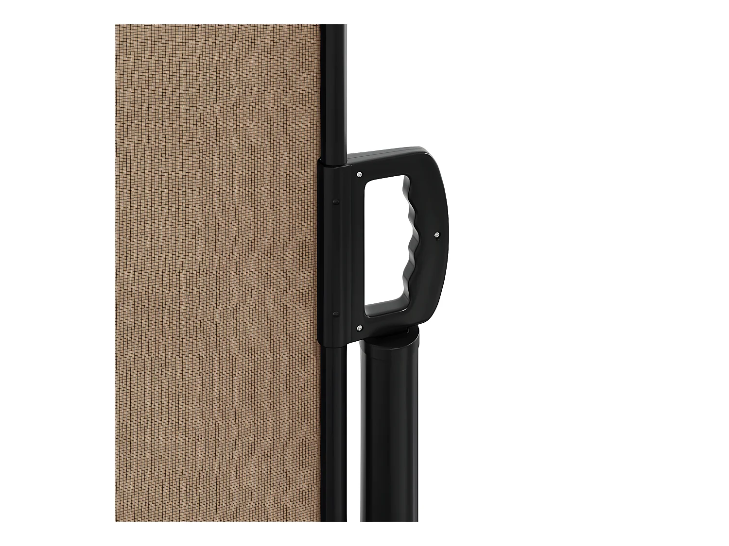 Auvent latéral rétractable taupe 200x500 cm