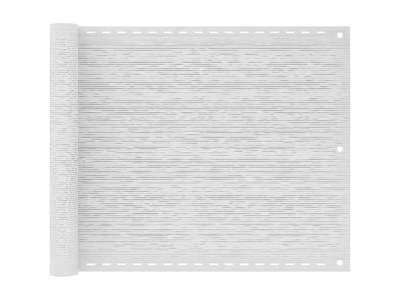 Écran de balcon Blanc 75x300 cm PEHD