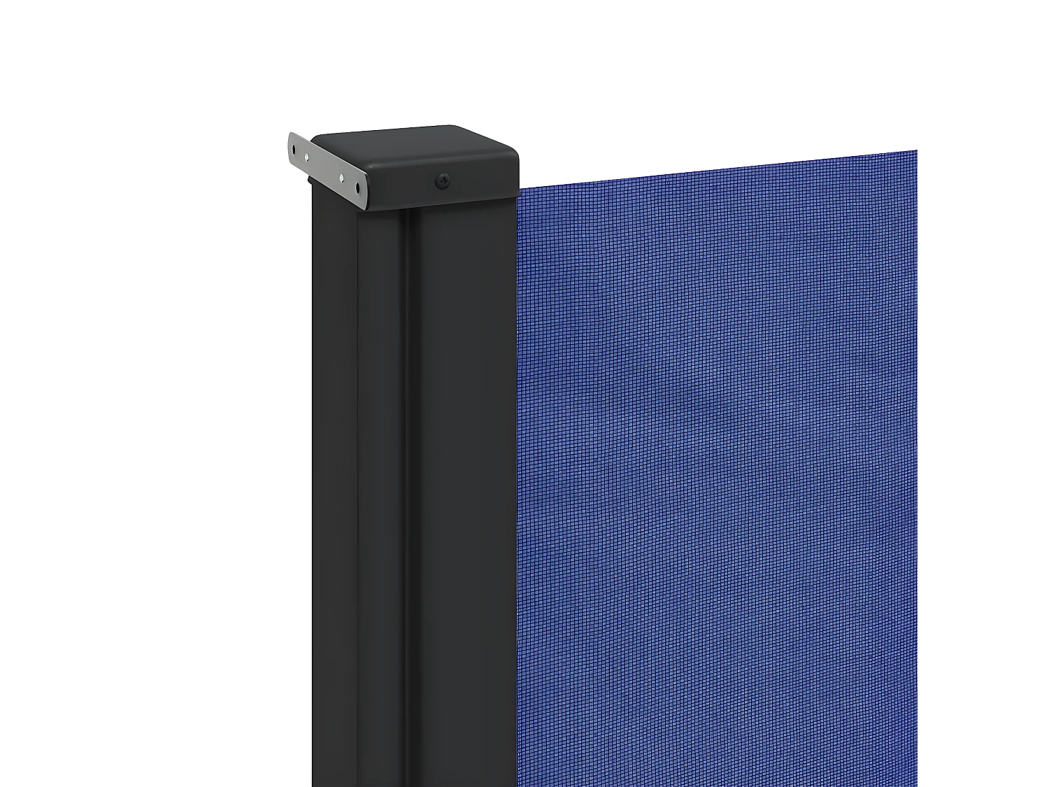 Auvent latéral rétractable bleu 200x500 cm