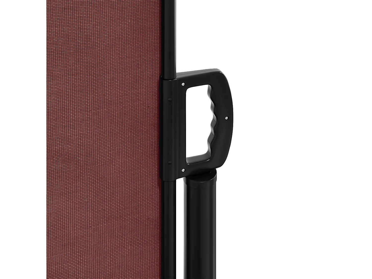 Auvent latéral rétractable marron 220x600 cm