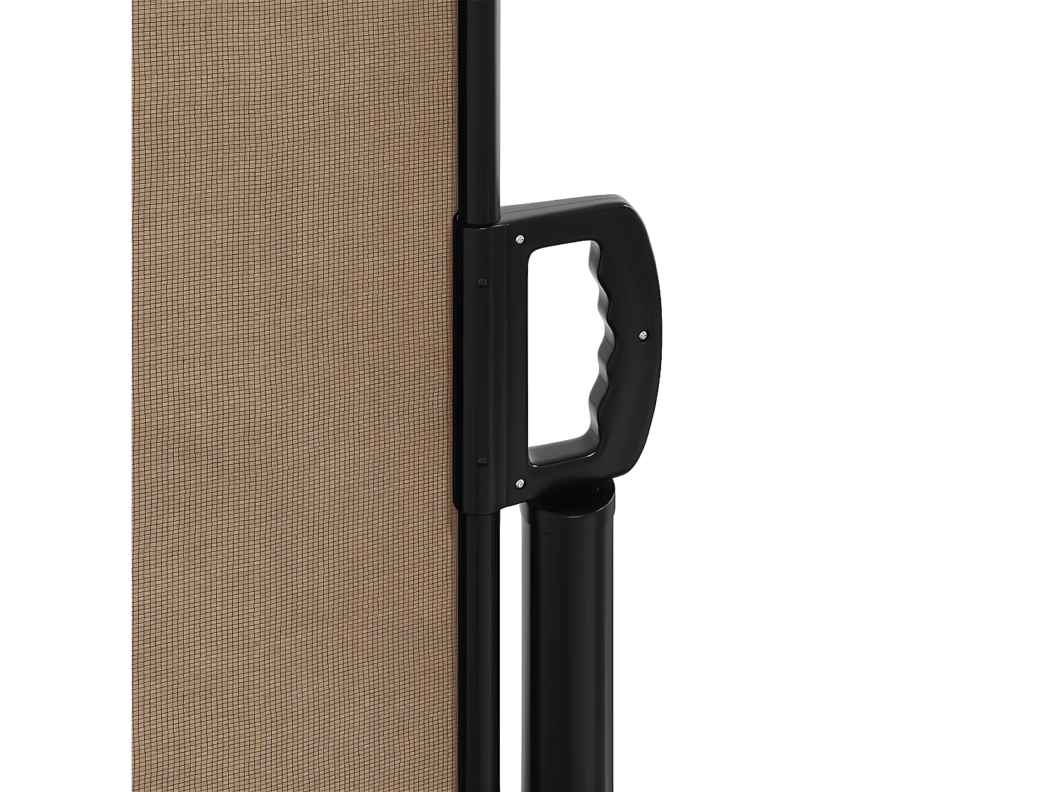 Toldo lateral retráctil gris taupe 180x300 cm