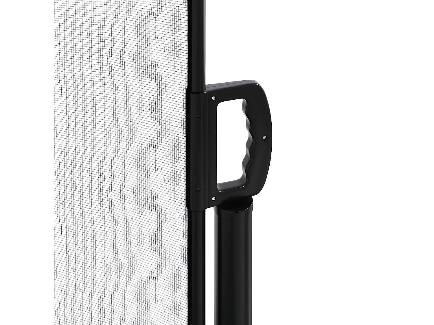 Auvent latéral rétractable blanc 140x300 cm