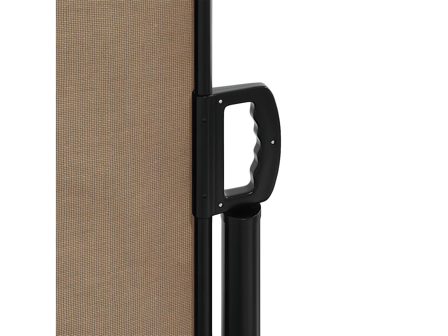 Auvent latéral rétractable taupe 140x300 cm