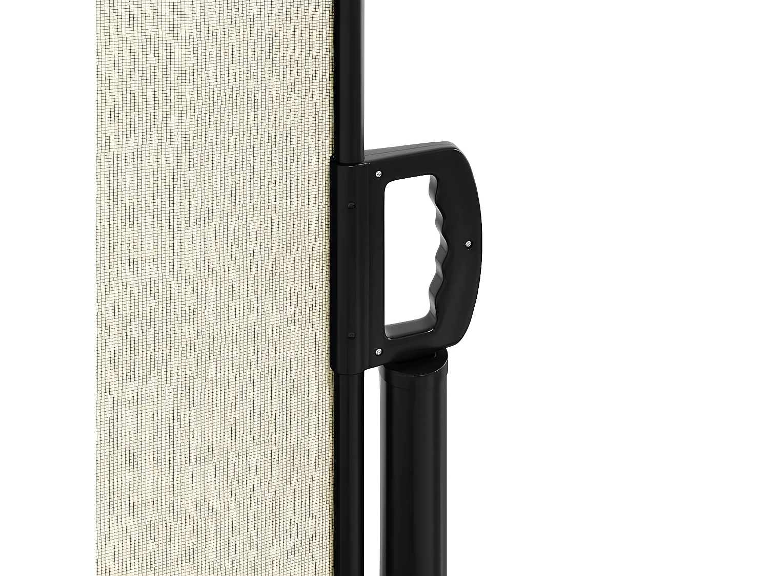 Auvent latéral rétractable crème 140x300 cm