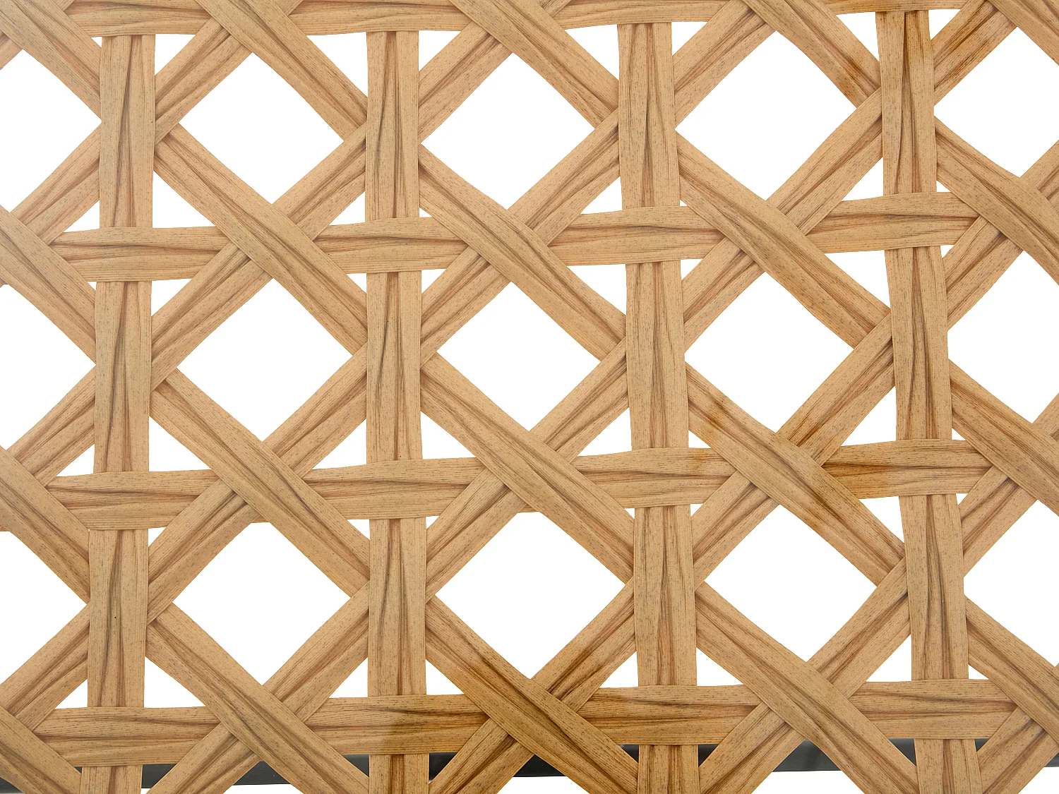 Salon de jardin en résine tressée : 1 canapé 2 places, 2 fauteuils et une table basse - Naturel clair - JONAH de MYLIA