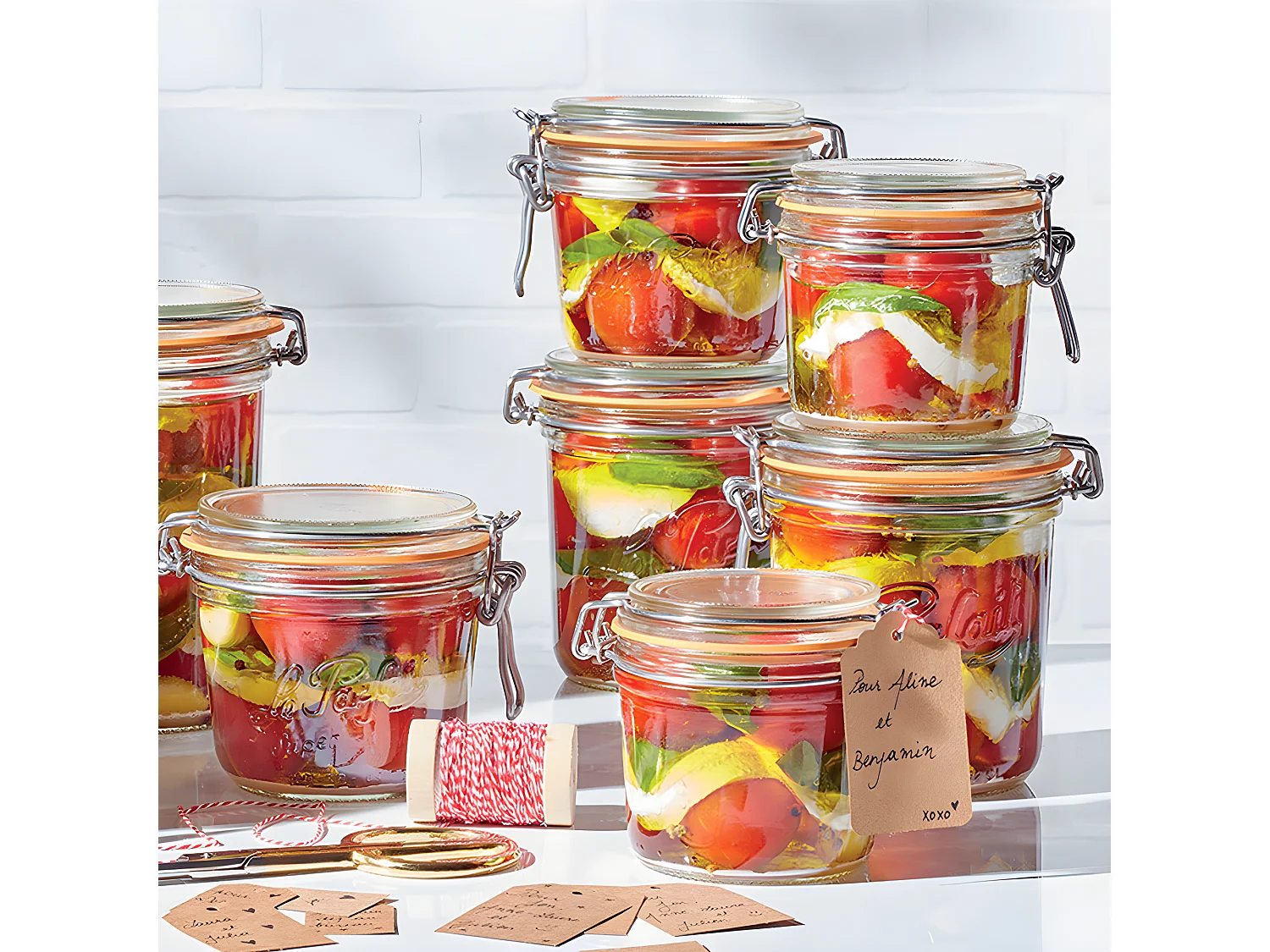 Lot 6 Terrines Lp Super 750 G D.100mm