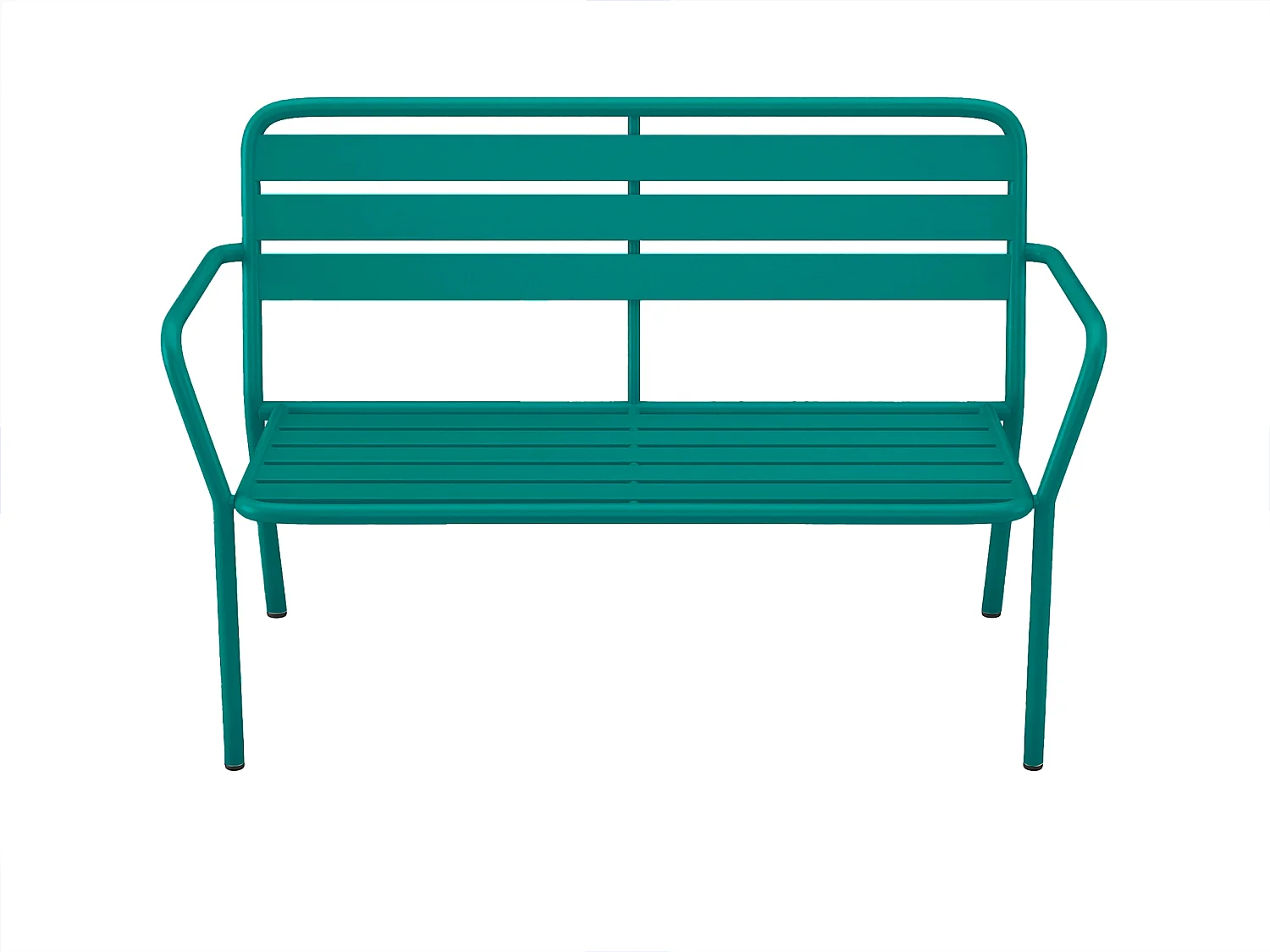 Gartenbank - Metall - Blau - MIRMANDE von MYLIA