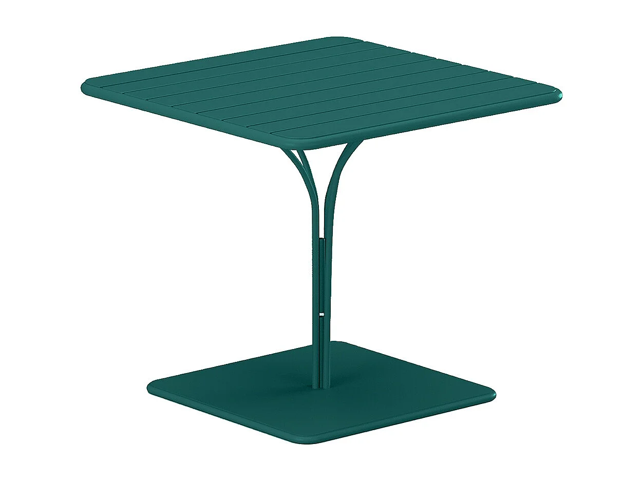 Gartentisch - L. 80 cm - Metall - Blau - MIRMANDE von MYLIA